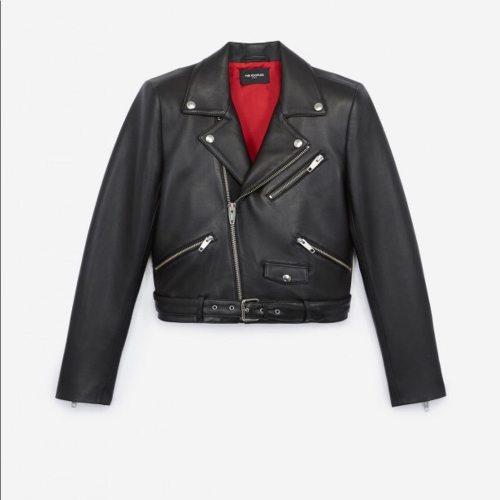 The Kooples Silver-tone Leather Jacket
